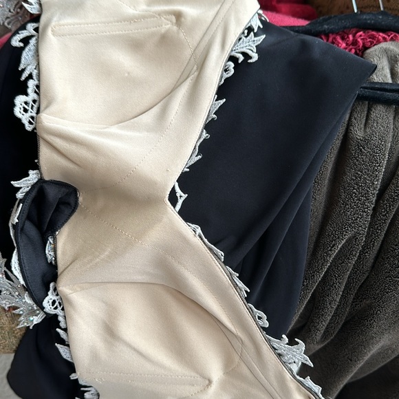 Stunning LaFemme Black & Silver Prom Dress - Picture 14 of 17